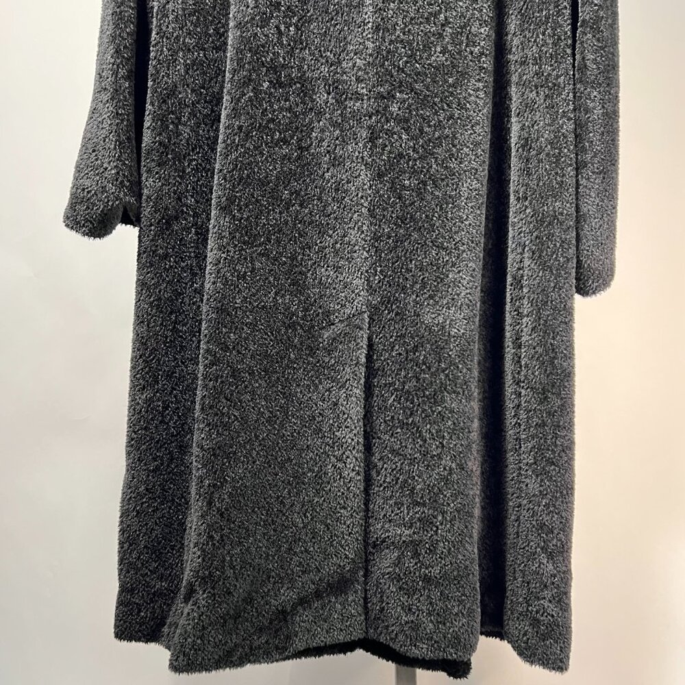 MaxMara Black Teddy Coat with High Collar - Picture 7 of 10